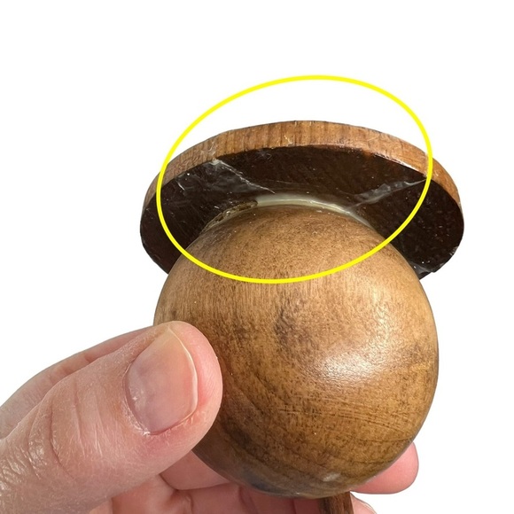 Brown Wooden Angel Jigsaw Puzzle Praying Angel Figurine Decor - Picture 6 of 9